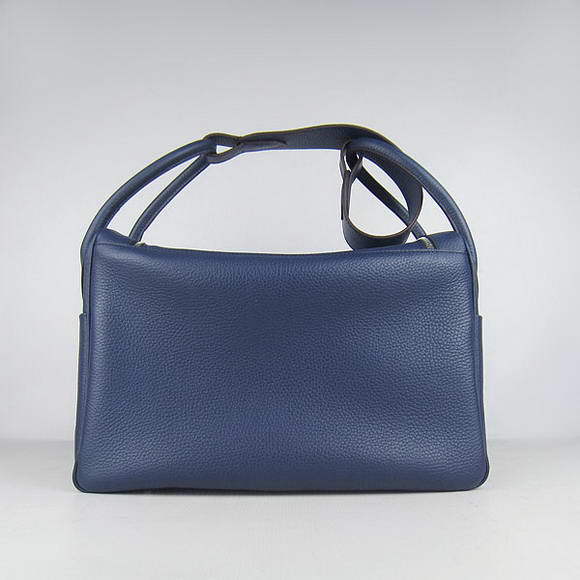 High Quality Replica Hermes Lindy 26CM Shoulder Bag Dark Blue